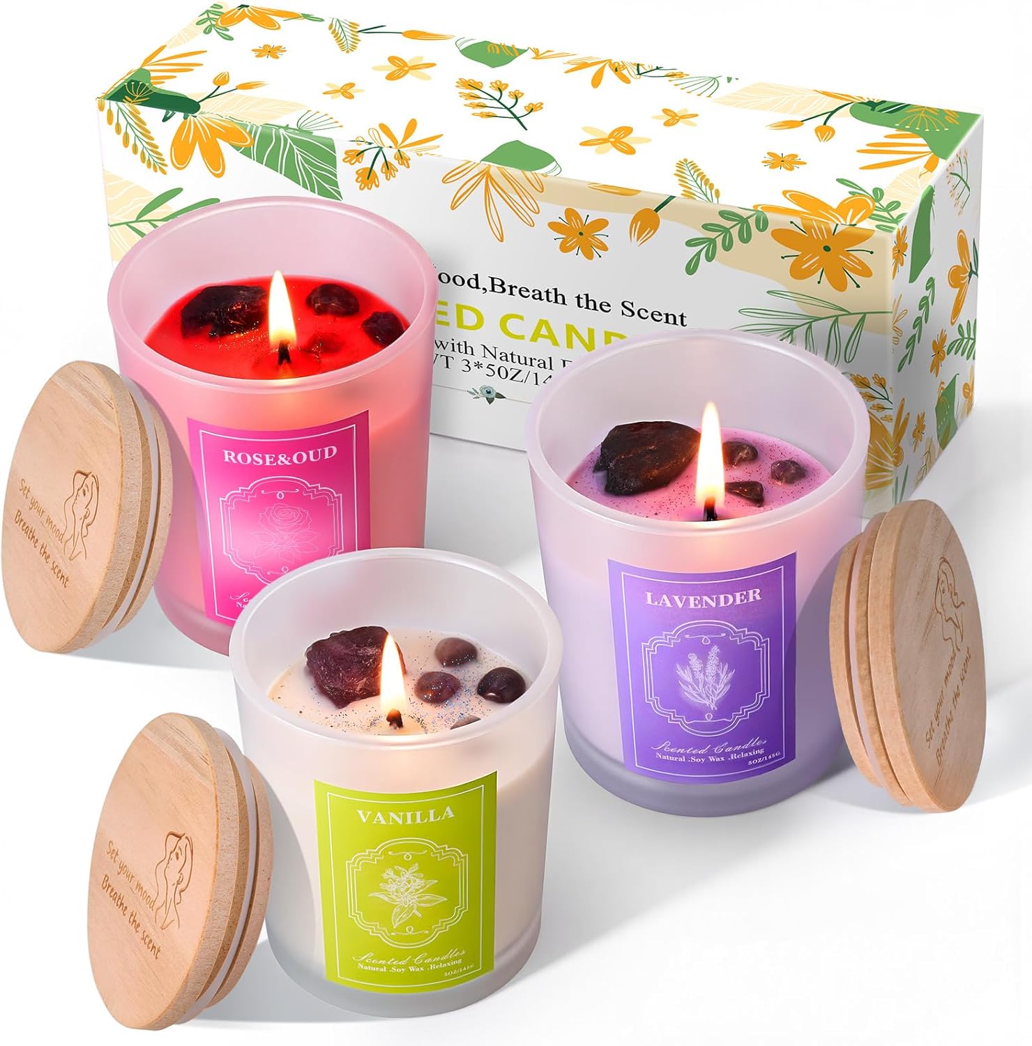Unique Birthday Gifts for Her (That Aren't Flowers or Chocolate) 12 3 Soy Scented Candles for Women