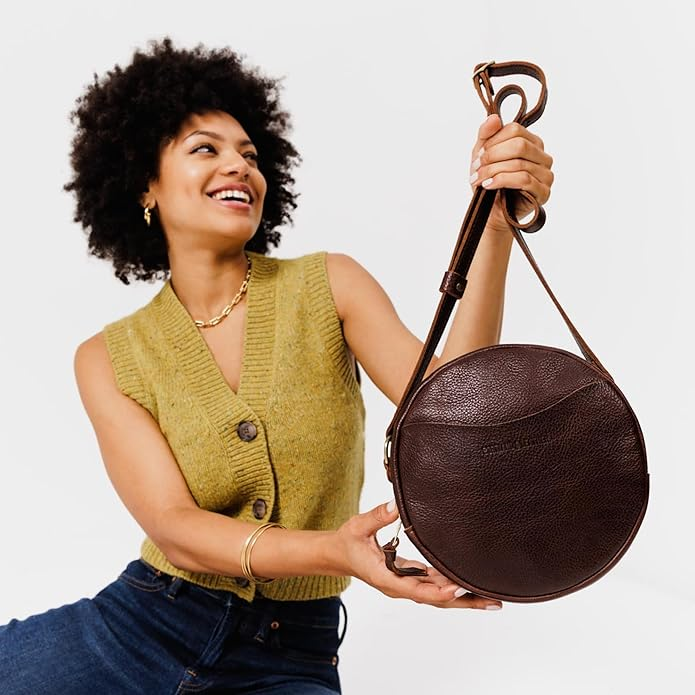 The Best Luxury Leather Handbags Under $300 8 Portland Leather Goods Circle Bag