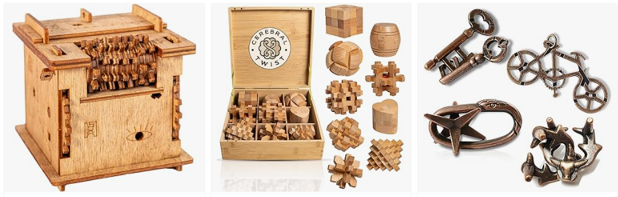 Great Gifts for coworkers (Under $30!) 21 Puzzle Games and Brain Teasers