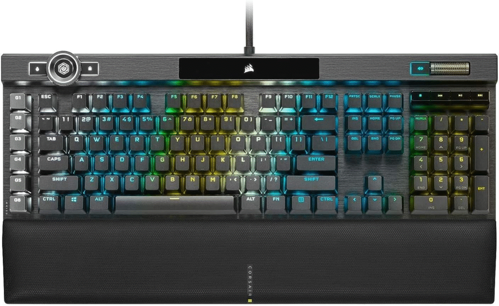 Competitive gamers need keyboards that respond quickly. 