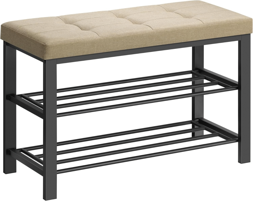 The Best Housewarming Gifts They’ll Actually Use 9 SONGMICS Shoe Bench with Cushion