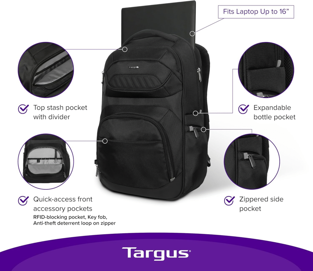 Practical Gifts ideas for College Grads they'll love 6 Targus Legend IQ Laptop Backpack
