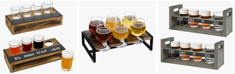 The Best Host & Hostess Gifts for Thanksgiving Dinner Parties 16 Craft Beer Flight or Wine Selection