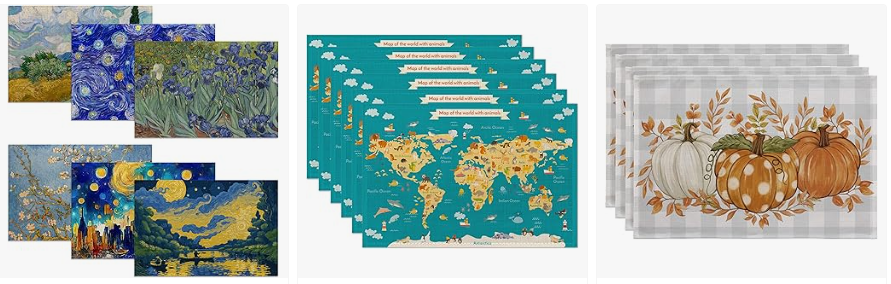 The Best Host & Hostess Gifts for Thanksgiving Dinner Parties 24 Holiday Table Runner or Placemats
